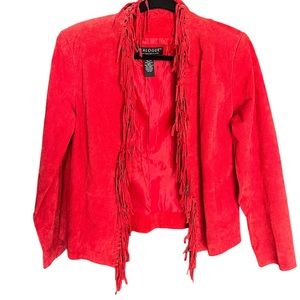 100% Leather XS Fringe Jacket